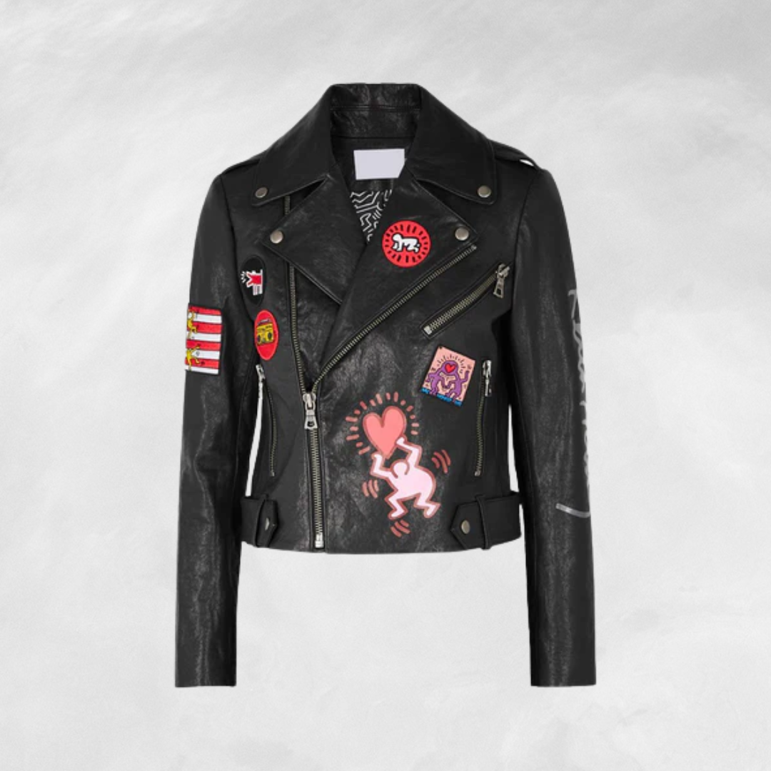 REBEL ART LEATHER JACKET