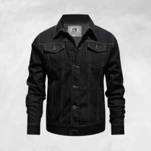 DENIM BLACK JACKET