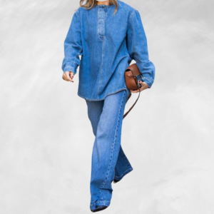 MINIMAL OVERSIZED DENIM SET