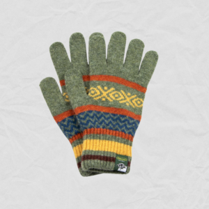 VINTAGE PATTERN KNIT WINTER GLOVES