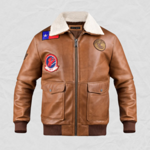 MEN WINTER AVIATOR LEATHER JACKET