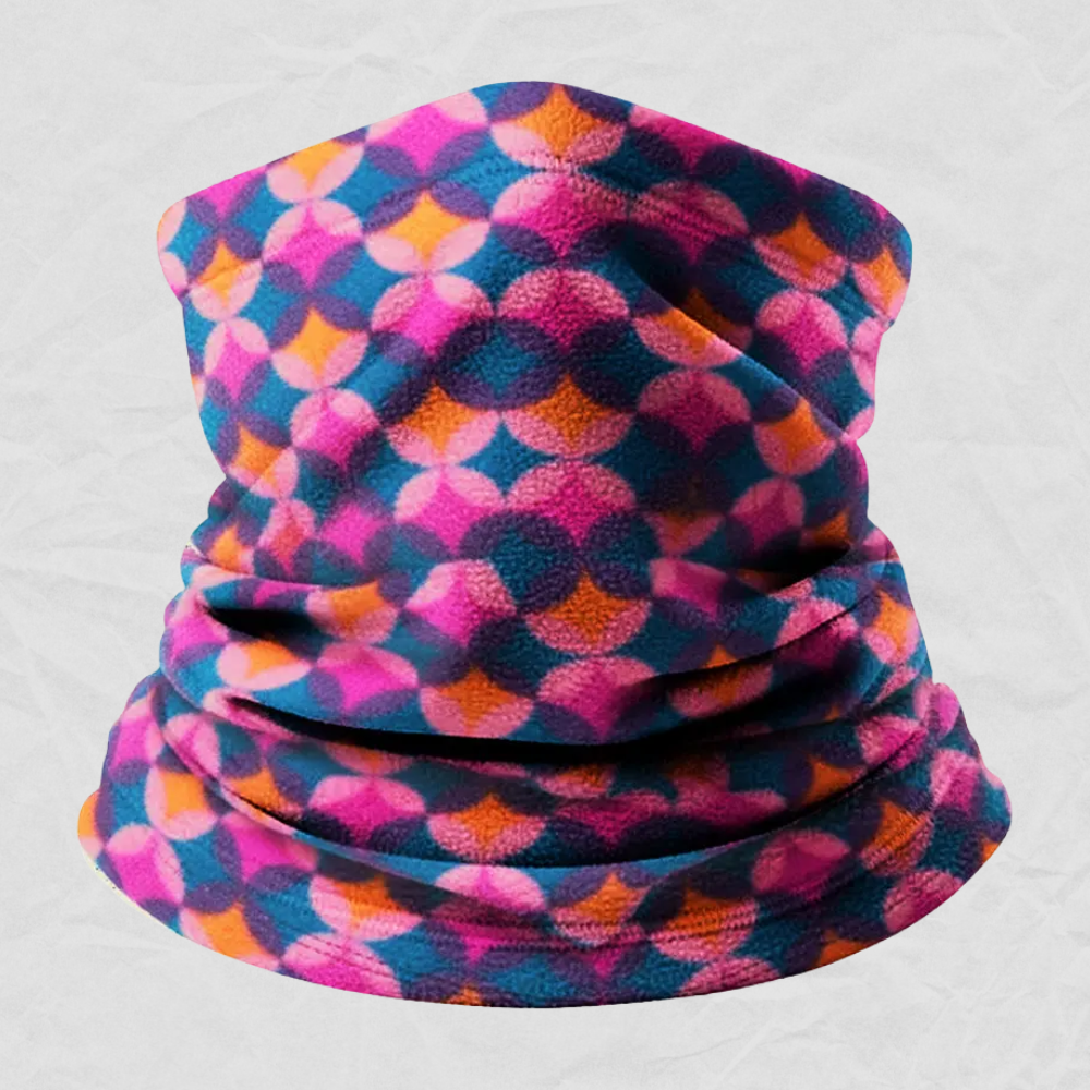 PRINTED FLECE NECK WARMER