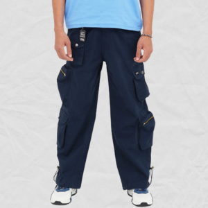 MEN MULTI-POCKET RELAXED FIT CARGO PANTS