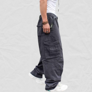 MEN RELAXED FIT MULTI POCKET CARGO TROUSER