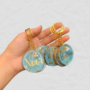 Custom Resin Name Keyrings