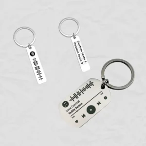 Custom Music Keychain